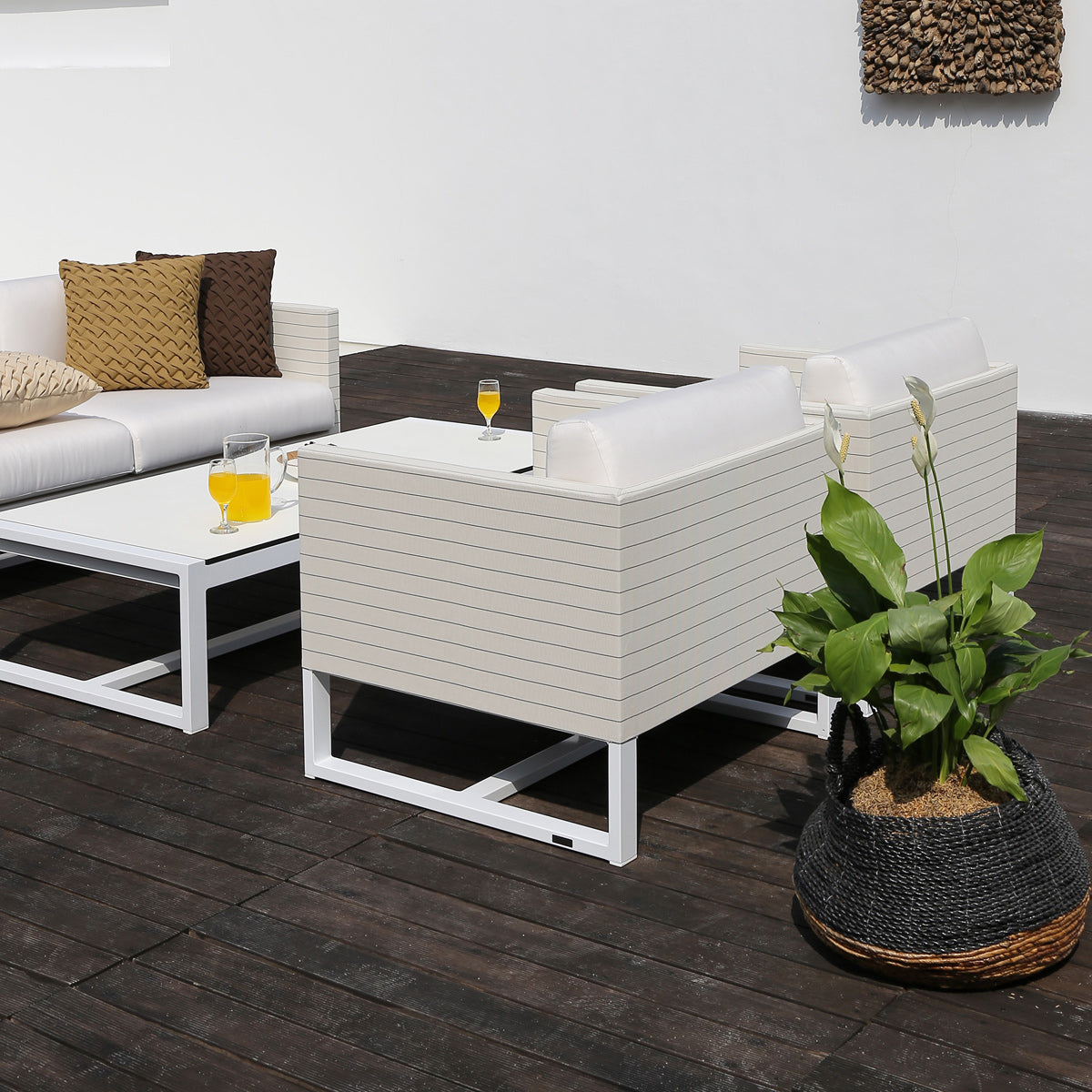 Mono HPL Low Coffee Table by Mamagreen, showing mono hpl low coffee table in live shot.