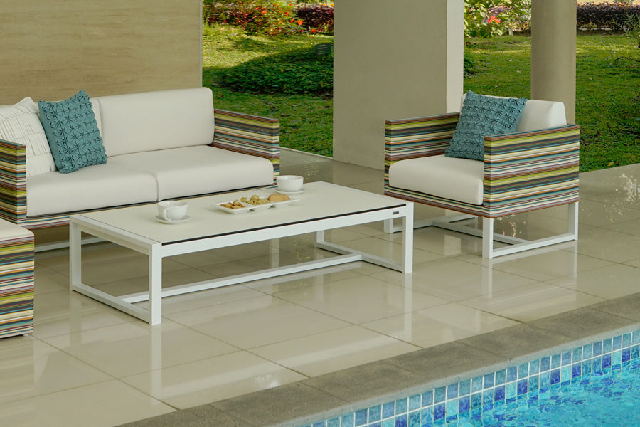 Mono HPL Low Coffee Table by Mamagreen, showing mono hpl low coffee table in live shot.