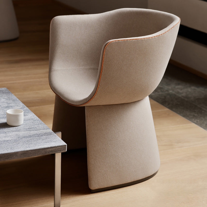 Monolit Lounge Chair by Fritz Hansen, showing monolit lounge chair in live shot.