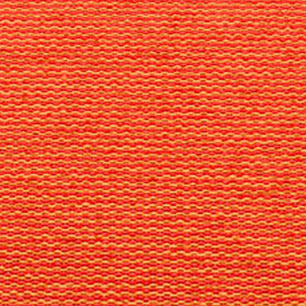 Mono Pale Orange & Coral Red Rug by Pappelina, showing closeup view of mono pale orange & coral red rug
