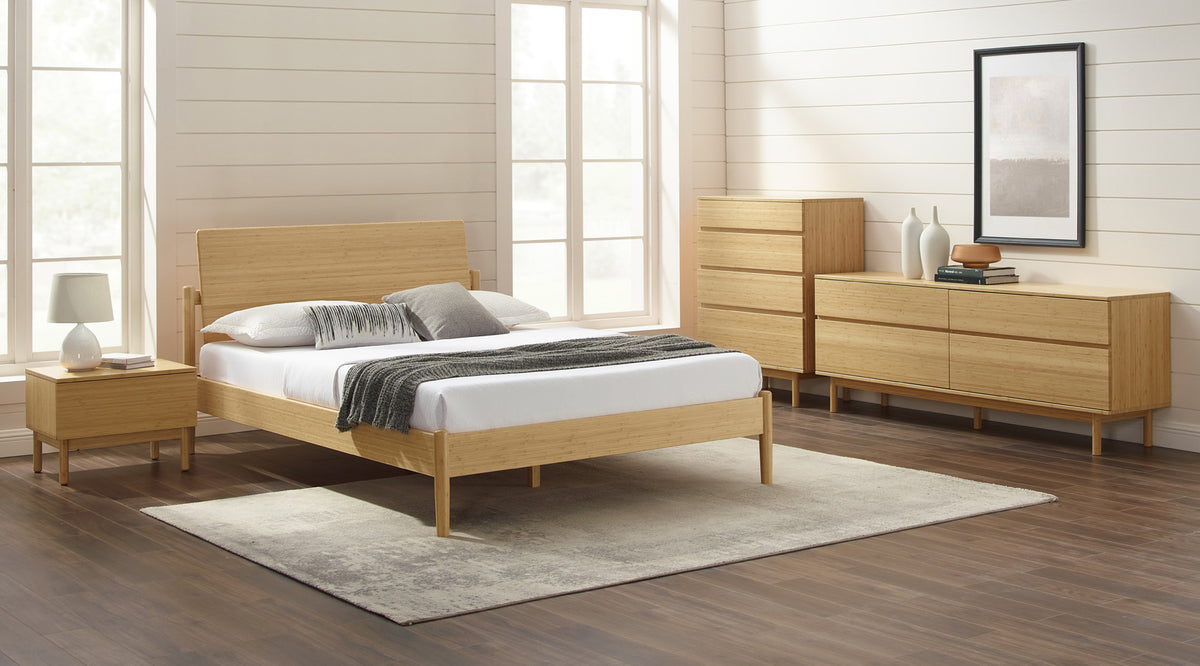 Monterey Nightstand by Greenington, showing monterey nightstand in live shot.
