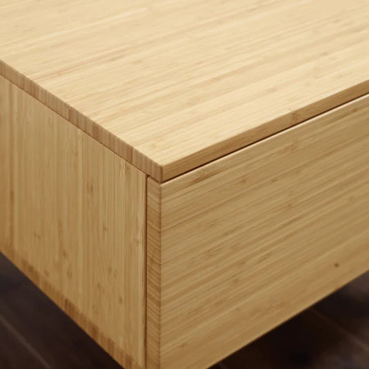 Monterey Nightstand by Greenington, showing closeup view of monterey nightstand in live shot.