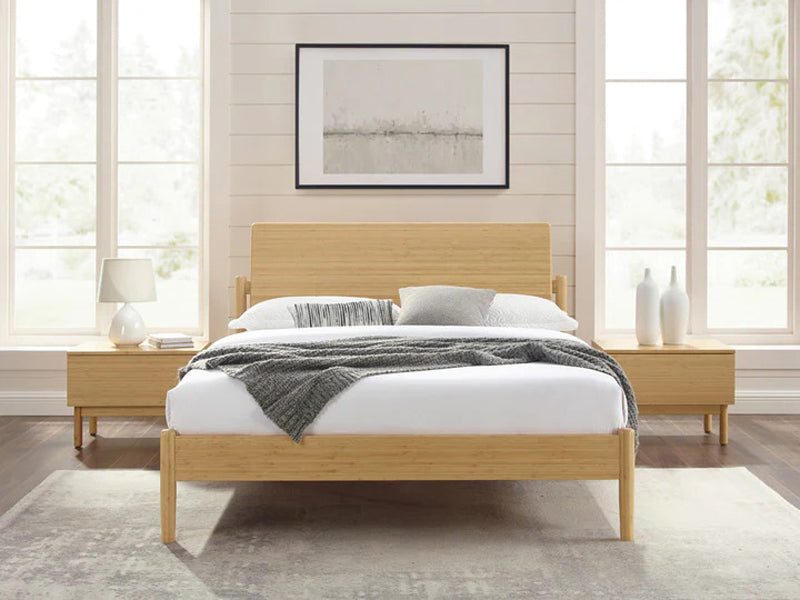 Monterey Platform Bed by Greenington, showing monterey platform bed in live shot.