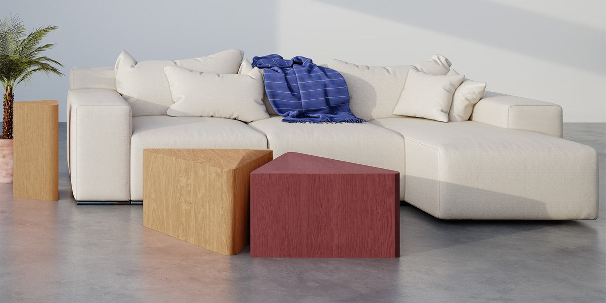 Moose Coffee Table by Tronk Design, showing moose coffees table in live shot.