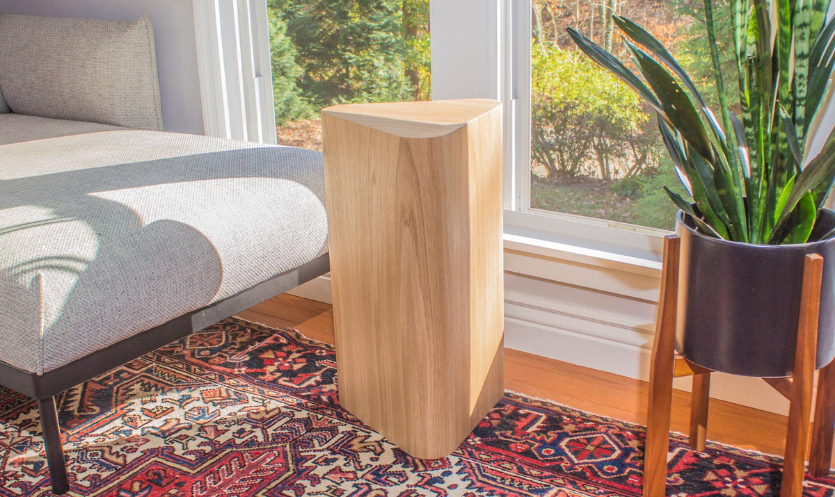 Moose Side Table by Tronk Design, showing moose side table in live shot.