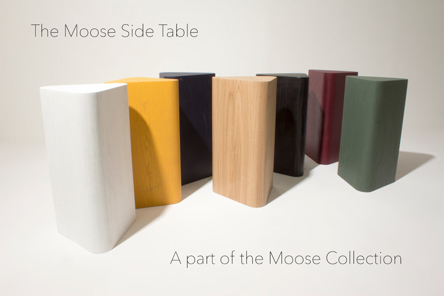 Moose Side Table by Tronk Design, showing moose side tables in live shot.