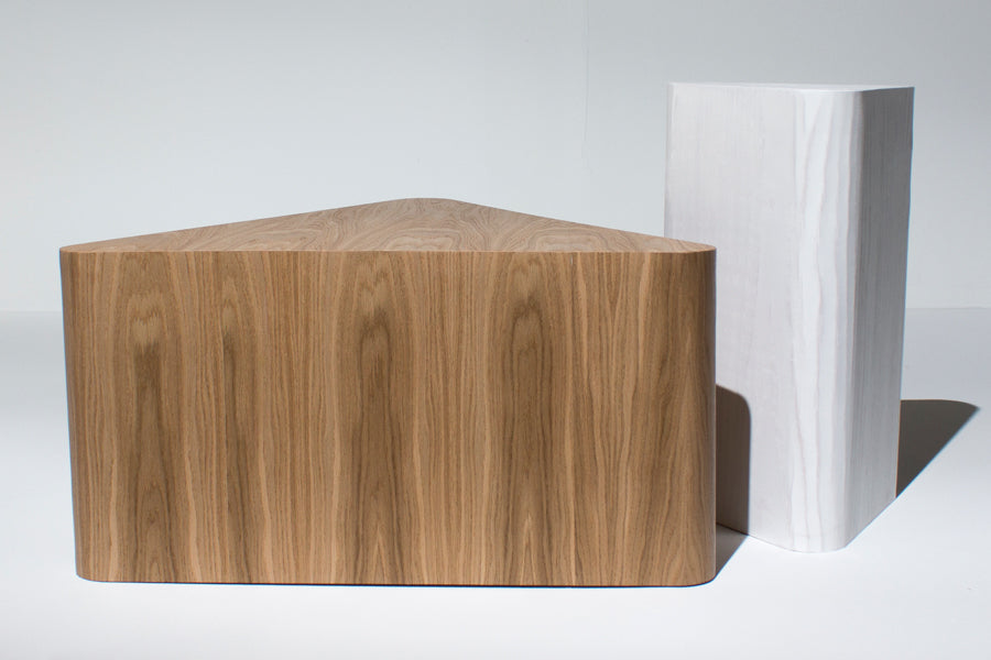 Moose Side Table by Tronk Design, showing moose side table in live shot.