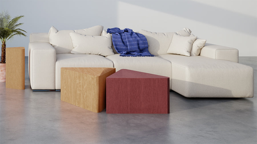 Moose Side Table by Tronk Design, showing moose side table in live shot.