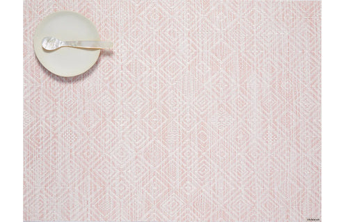 Mosaic Tabletop by Chilewich - Rectangle Placemat, Pink Lemonade Mosaic Weave.