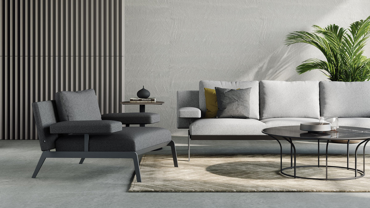 Most Lounge Chair by B&T, showing most lounge chair in live sot.