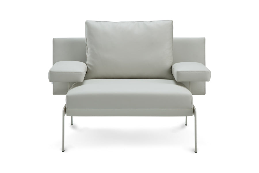 Most Lounge Chair by B&T, showing front view of most lounge chair in com/col group/metal group.