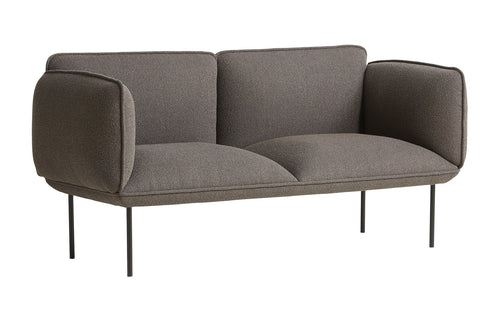 Nakki Sofa by Woud - 2-Seater Small, Alpine (Textaafoam).