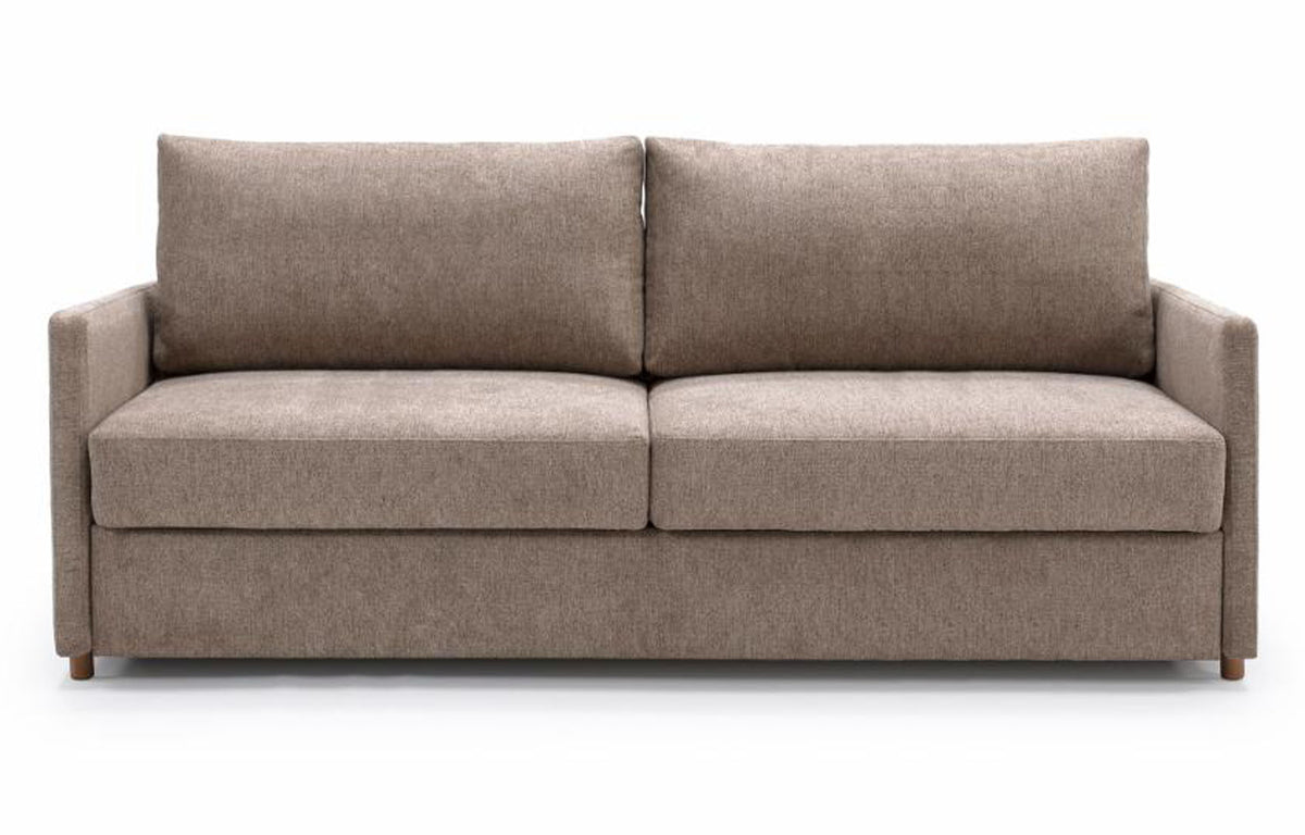 Neah King Sofa Bed with Arm by Innovation - Slim Armrests, Halifax Wicker (stocked).