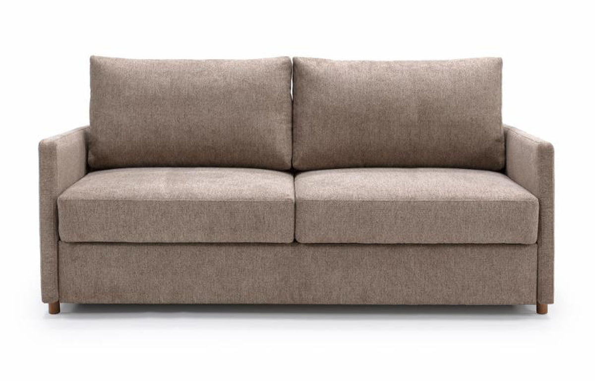 Neah Queen Sofa Bed with Arm by Innovation - Slim Armrests, Halifax Wicker (stocked).
