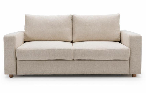Neah Queen Sofa Bed with Arm by Innovation - Standard Armrests, Halifax Shell (stocked).