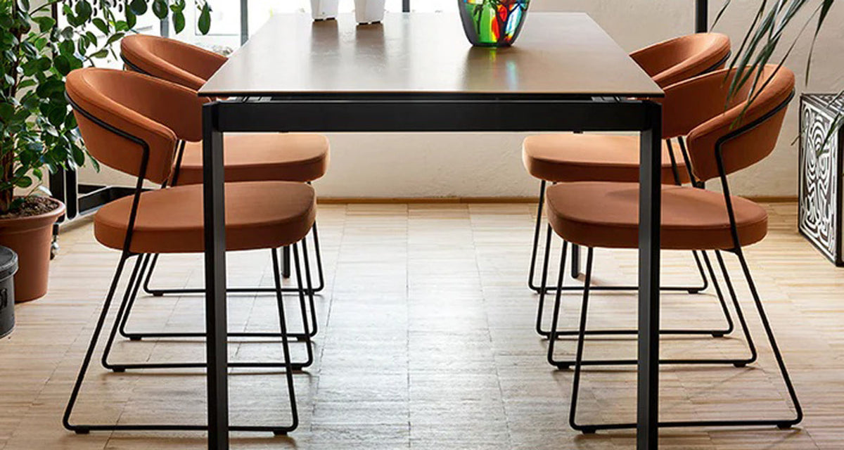 New York Stool by Connubia, showing new york stool in live shot.