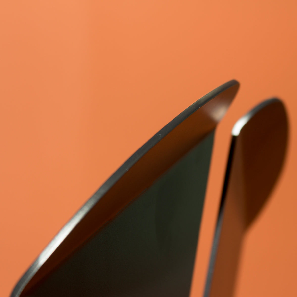 Noa Bar Stool by Tronk Design, showing closeup view of noa bar stool in live shot.