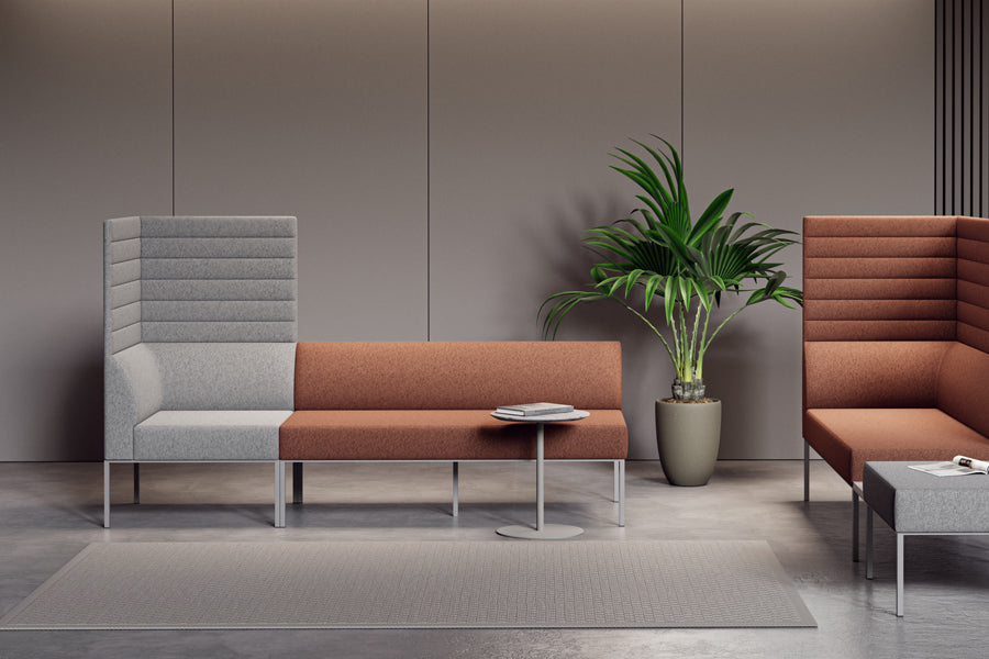 Noda Modular Corner by B&T, showing noda modular corner in live shot.