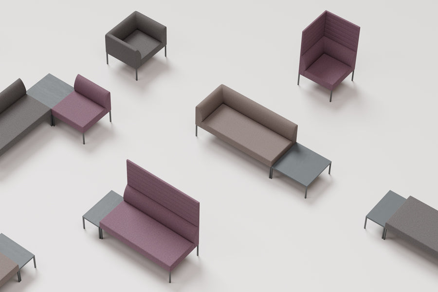 Noda Modular Corner by B&T, showing noda modular corner in live shot.