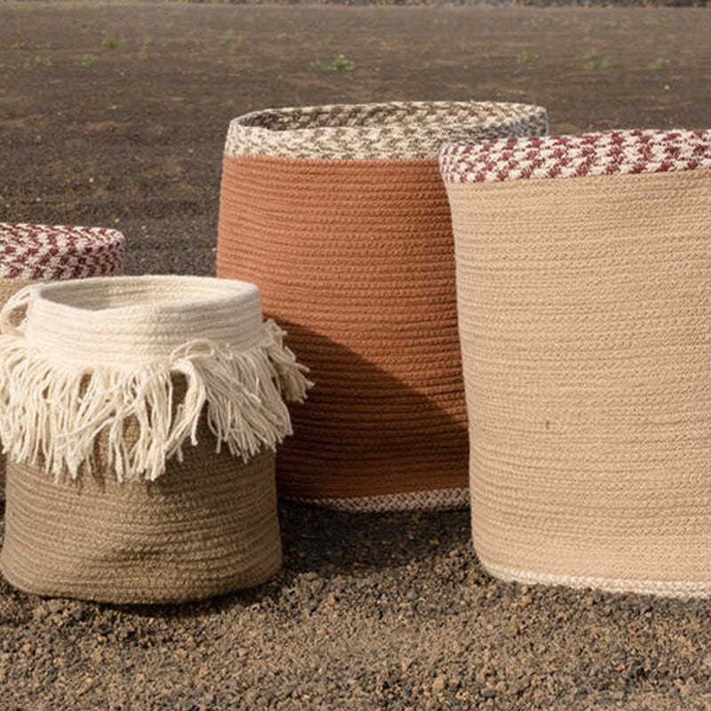 Nomad Susa Basket by Lorena Canals, showing nomad susa basket in live shot.