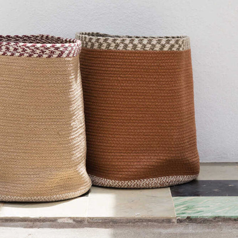 Nomad Susa Basket by Lorena Canals, showing nomad susa basket in live shot.