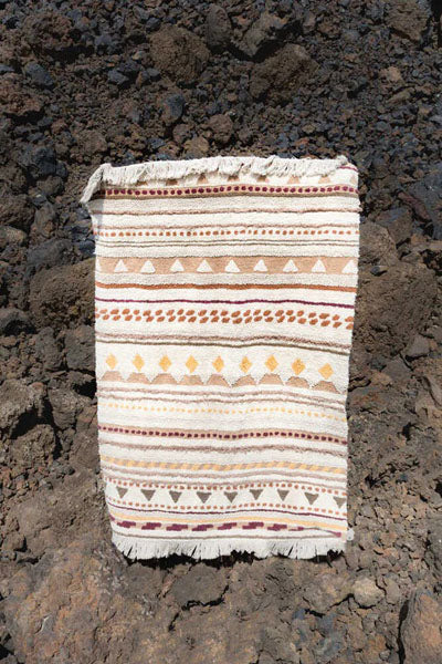 Nomad Washable Rug by Lorena Canals, showing nomad washable rug in live shot.