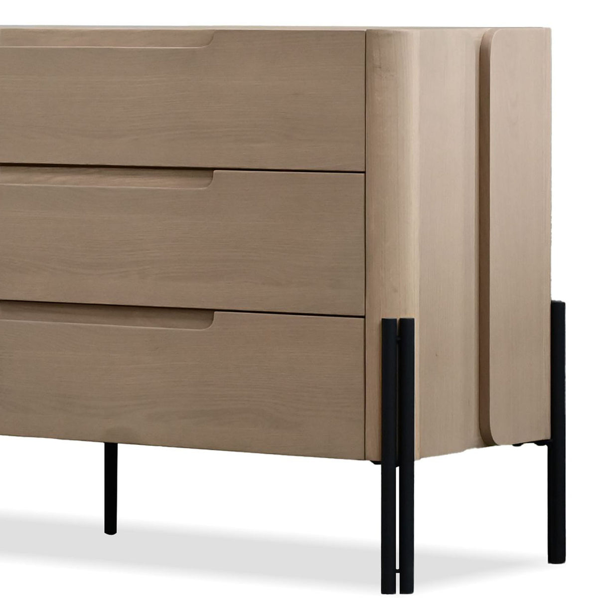 Nori Dresser by Mobital, showing closeup view of nori dresser.