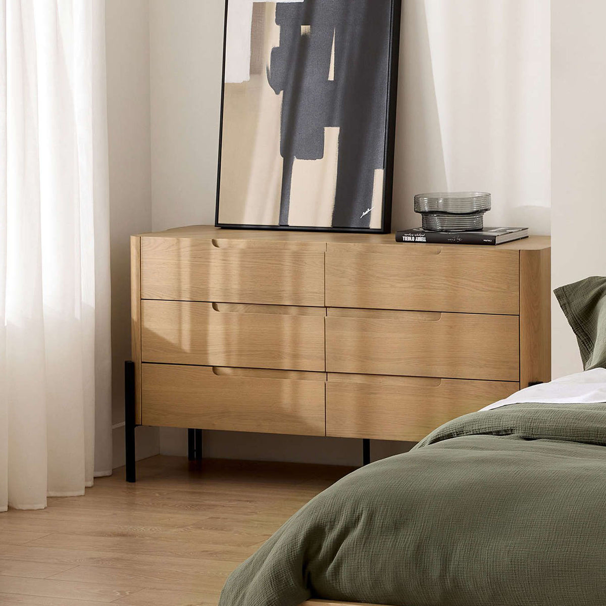 Nori Dresser by Mobital, showing nori dresser in live shot.