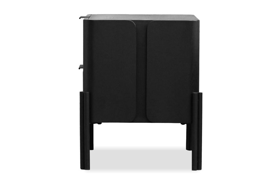 Nori Night Table by Mobital, showing side view of nori night table.