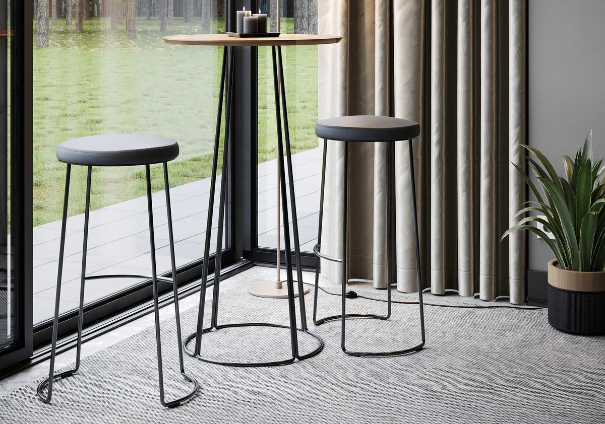 Nory Counter Stool by Kollektiff, showing nory counter stools in live shot.