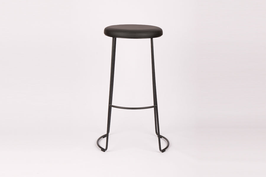 Nory Counter Stool by Kollektiff, showing front view of nory counter stool in studio shot.