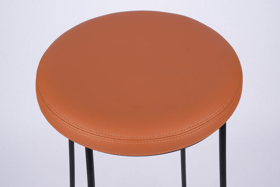 Nory Dining Stool by Kollektiff, showing closeup view of nory dining stool in live shot.
