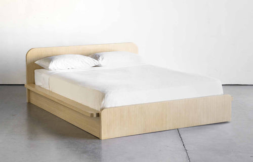 Noura Bed by Sun at Six - Wheat Wood.