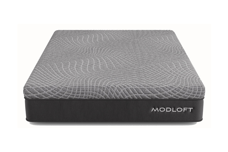Nuvelle Mattress by Viesso, showing front view of nuvelle mattress in cooling hybrid.