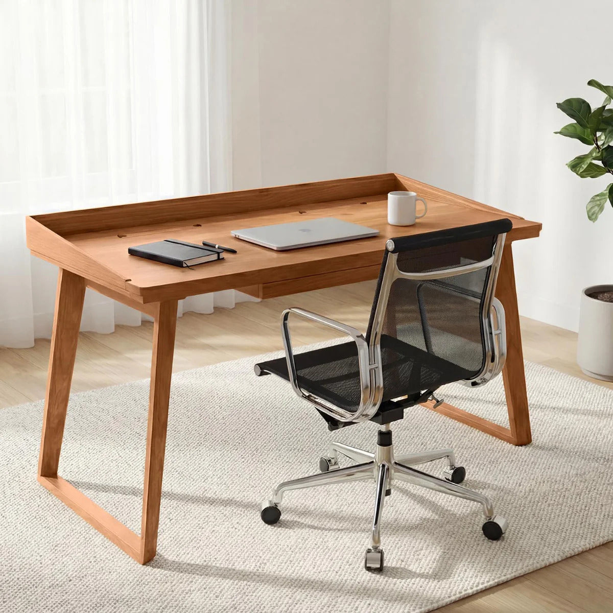 Odin Desk by Copeland Furniture, showing odin desk in live shot.