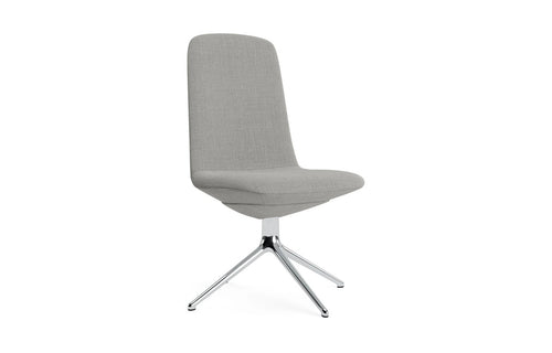 Off Low 4L Chair by Normann Copenhagen - Armless, Polished Aluminum, Group 2.