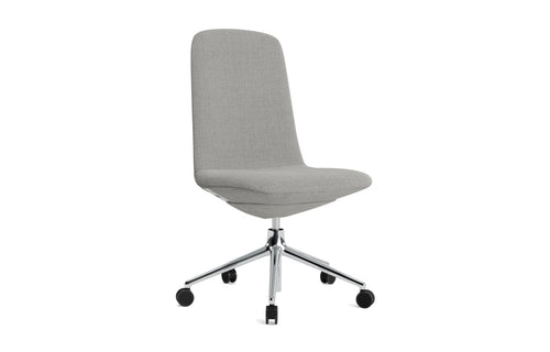 Off Low 5W Gas Lift Chair by Normann Copenhagen - Armless, Polished Aluminum, Group 2.