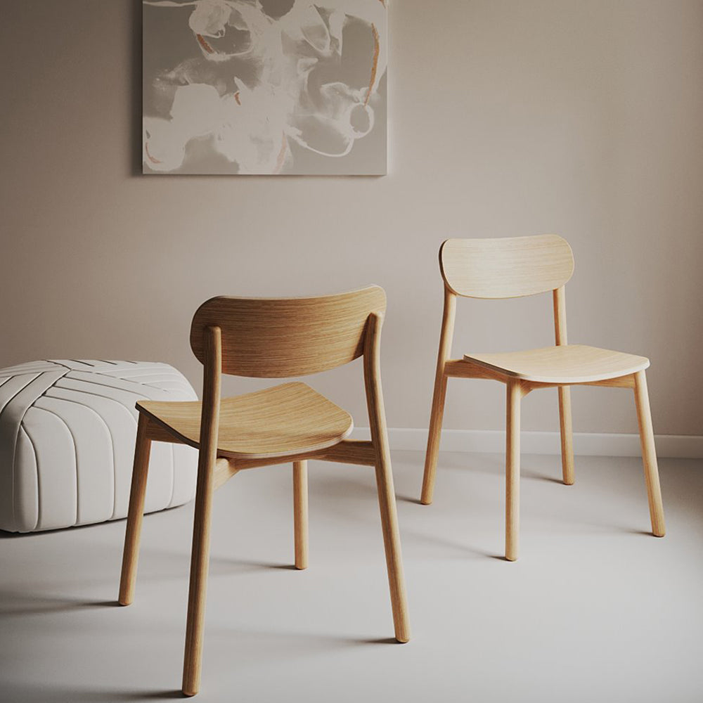 Ojai Wood Chair by Kollektiff, showing ojai wood chair in live shot.
