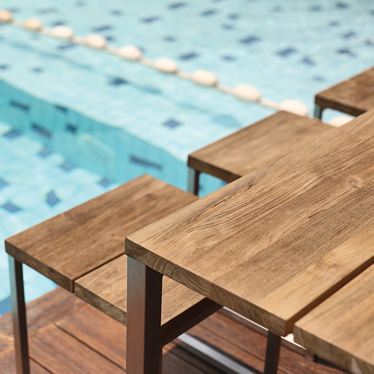 Oko Stool by Mamagreen, showing closeup view of oko stools in live shot.