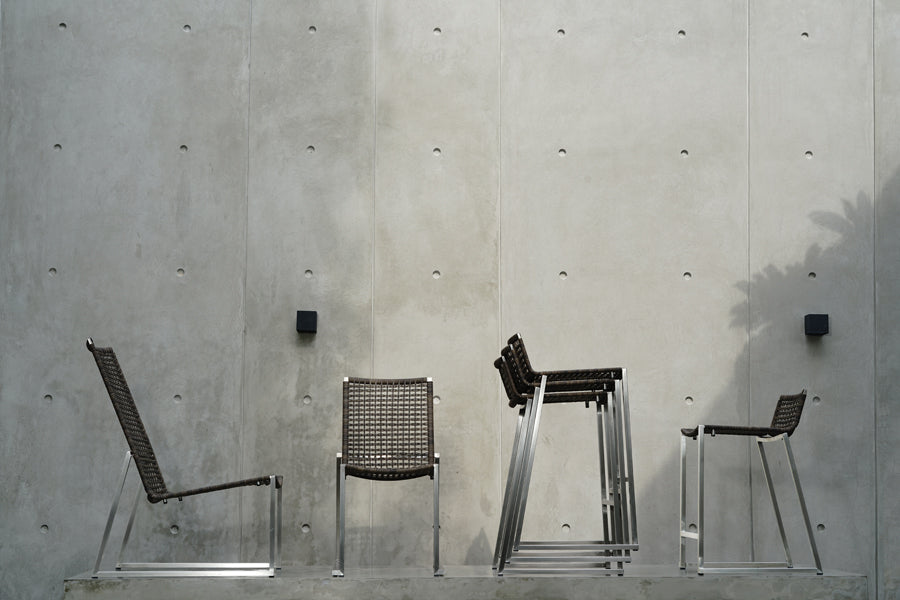 Olaf Easy Armless Chair by Mamagreen, showing olaf easy armless chair in live shot.