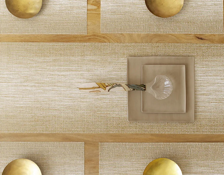 Ombre Tabletop by Chilewich, showing closeup view of ombre tabletops in live shot.