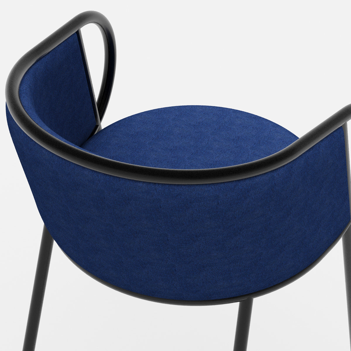 Orb Chair by Kollektiff, showing closeup view of orb chair in live shot.