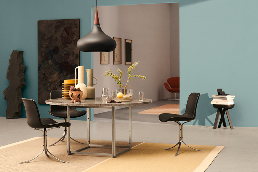 Orient Pendant by Fritz Hansen, showing orient pendant in live shot.