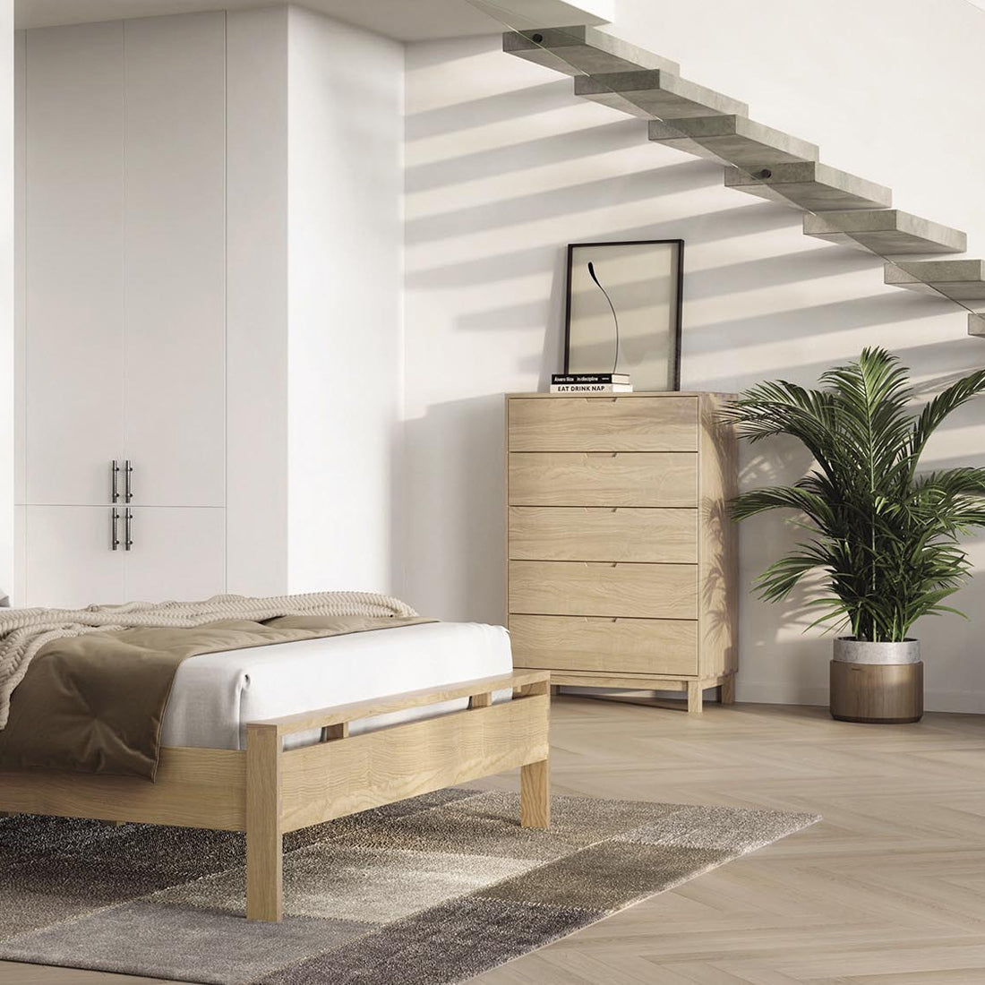 Oslo Dresser by Copeland Furniture, showing oslo dresser in live shot.