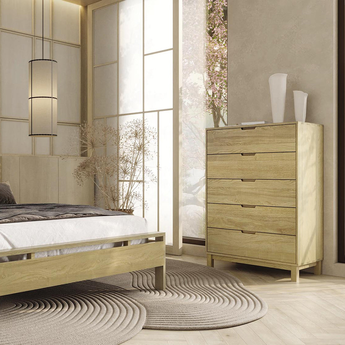 Oslo Dresser by Copeland Furniture, showing oslo dresser in live shot.