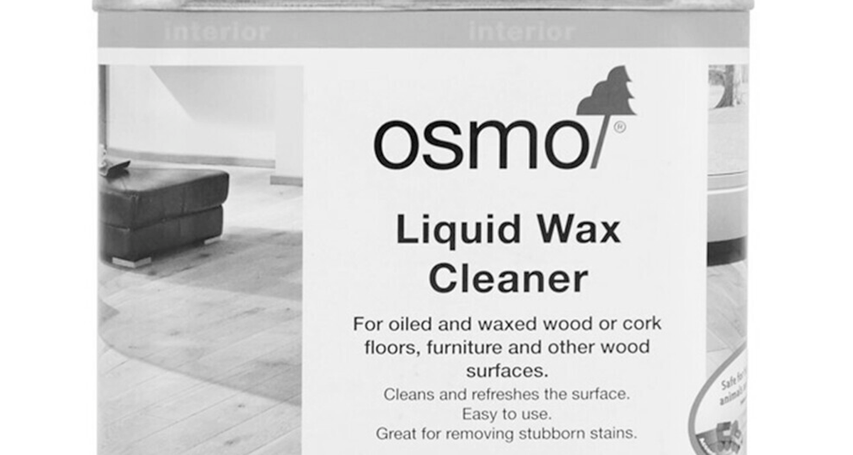 Osmo Liquid Wax Cleaner by Ethnicraft, showing closeup view of osmo liquid wax cleaner.