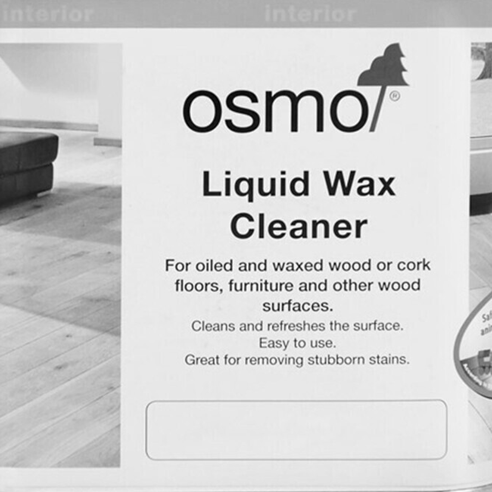 Osmo Liquid Wax Cleaner by Ethnicraft, showing closeup view of osmo liquid wax cleaner.