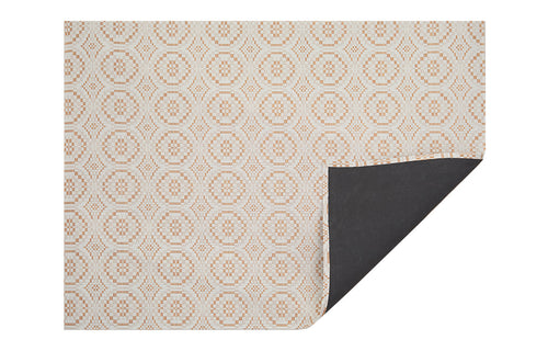 Overshot Floor Mat by Chilewich - Butterscotch Overshot Weave.