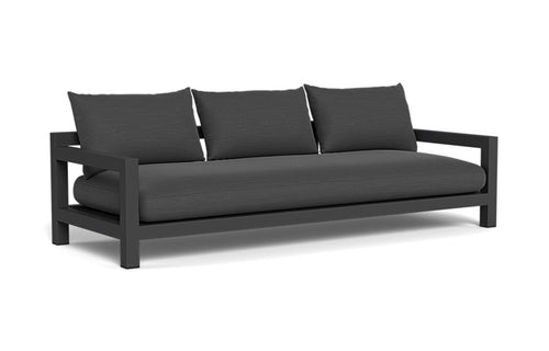 Pacific 3-Seater Sofa by Harbour - Asteroid Aluminum, Grafito Panama.