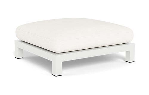 Pacific Ottoman by Harbour - White Aluminum, Blanco Panama.